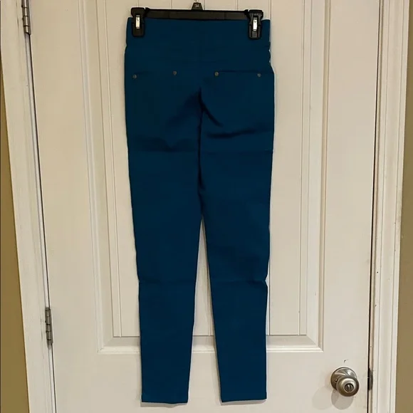 Kathy NWT Teal Women's Jeggings pull on pant - Picture 5 of 7